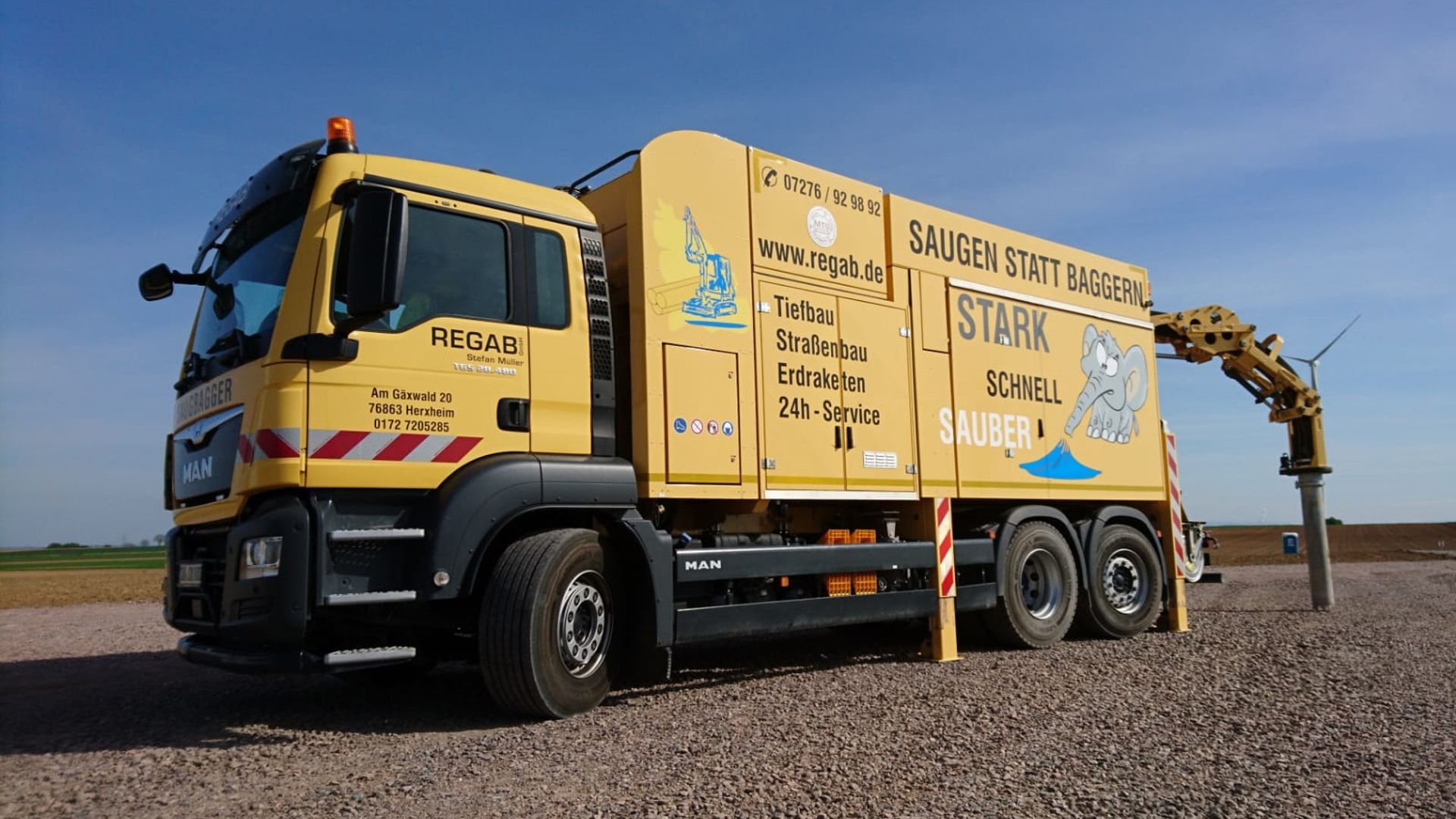 REGAB GmbH Saugbagger