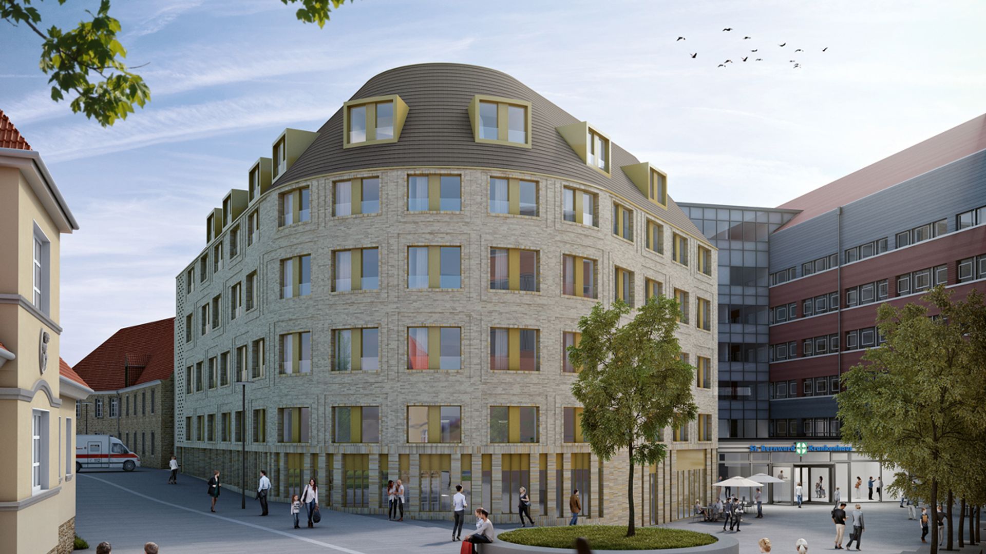 Le design du nouveau bâtiment, qui abritera le centre pour parents et enfants