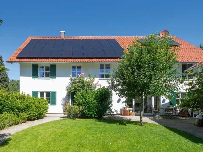 Eco-House - PV System on the Private Home