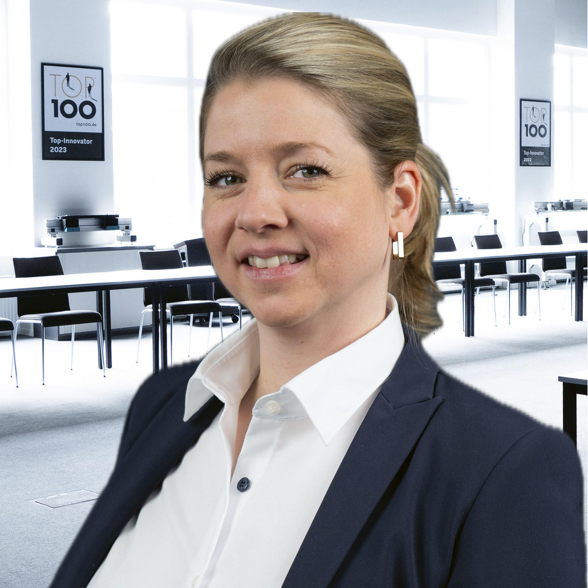 Sarah Glatz, Directora Senior del Departamento de Conveyor Business de montratec GmbH