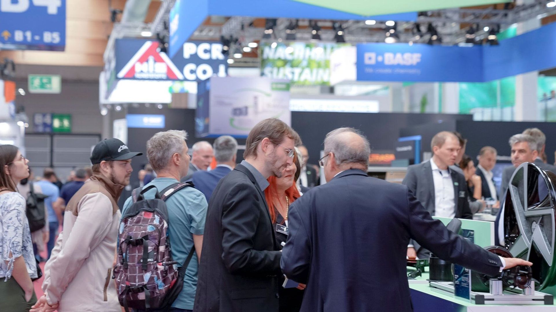 Visitantes profesionales en Fakuma en Friedrichshafen