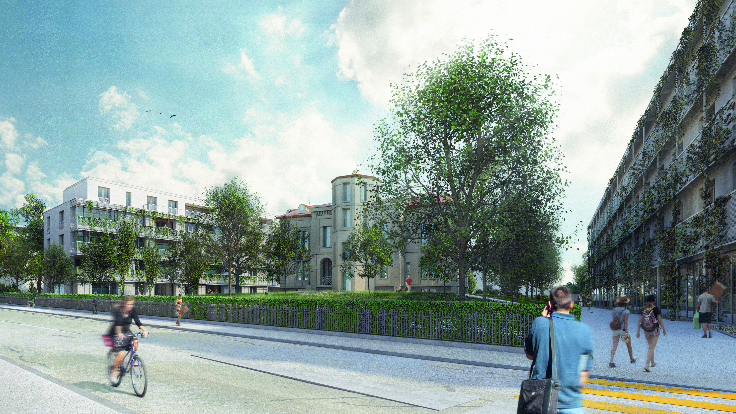Nouvelle construction au Schlössli Burgdorf où Marti Gesamtleistungen était responsable du développement