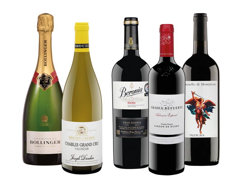 Assortimento di Vini delle Cantine Aarau