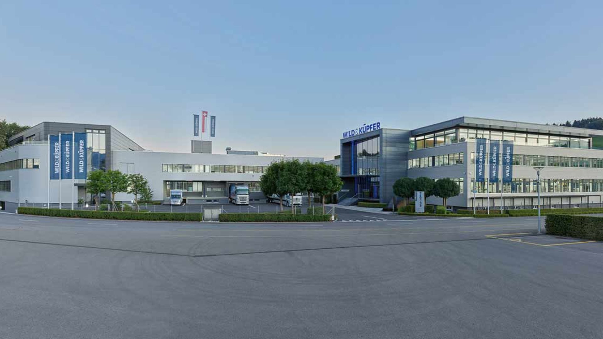 The headquarters of Wild & Küpfer AG in Schmerikon, Switzerland