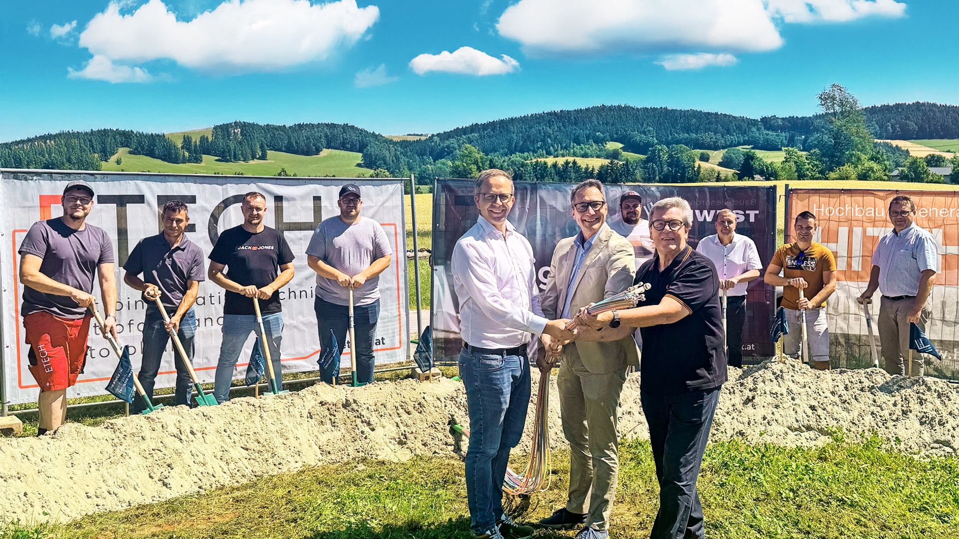 LIWEST Kabelmedien Gesellschaft mbH Groundbreaking for Fiber Optic Expansion