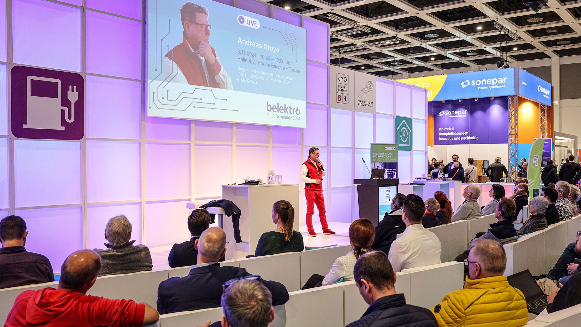 Andreas Stoye nel Forum Energie + Technik