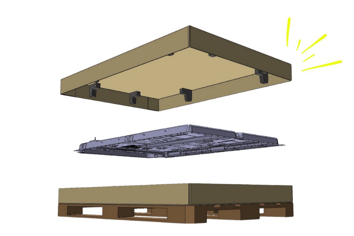 NEXTPACK AG Cubierta de batería de automóvil