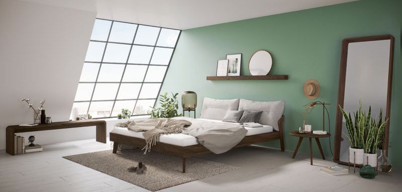 Holzmanufaktur Masszívfa Ágy AINO