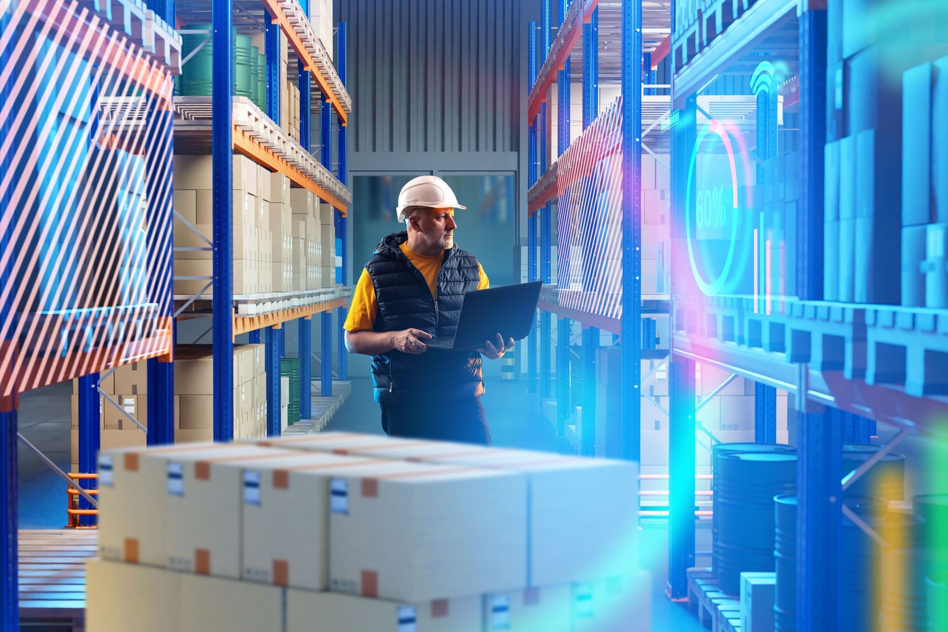 Logistique de stockage numérique et automatisation
