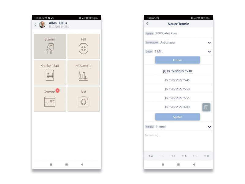 INDAMED Orvos-App Pácienskártya