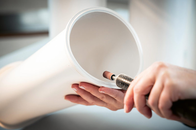 Produkcja i obróbka mankietu Plastigum