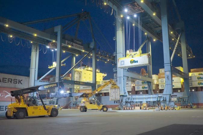 Porto Internazionale Fyffes ad Anversa