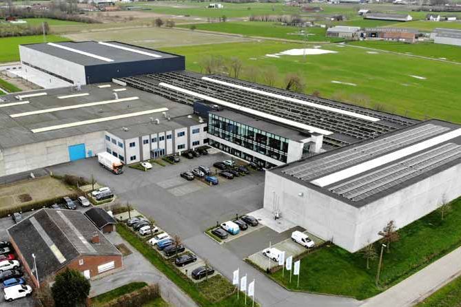Matthys Firmengelände in Waregem
