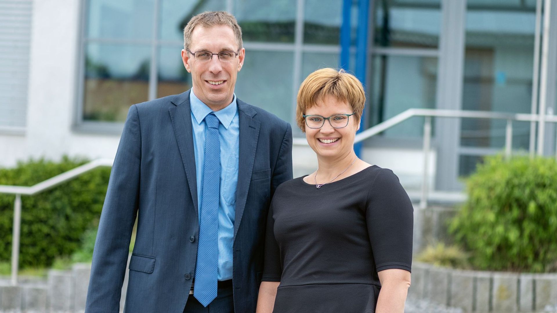 Christina Holzhauer, Managing Director and Alexander Rohrssen, Managing Director of Regionalwerke Wolfhager Land GmbH