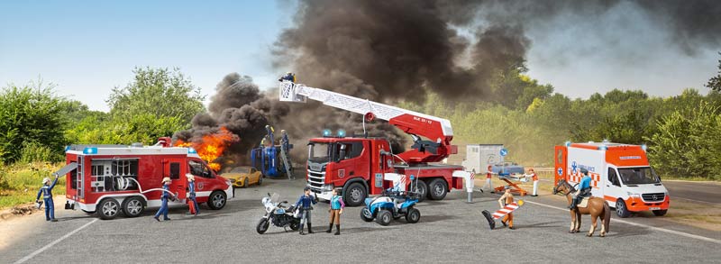 BRUDER Speelgoed Brandweerinzet
