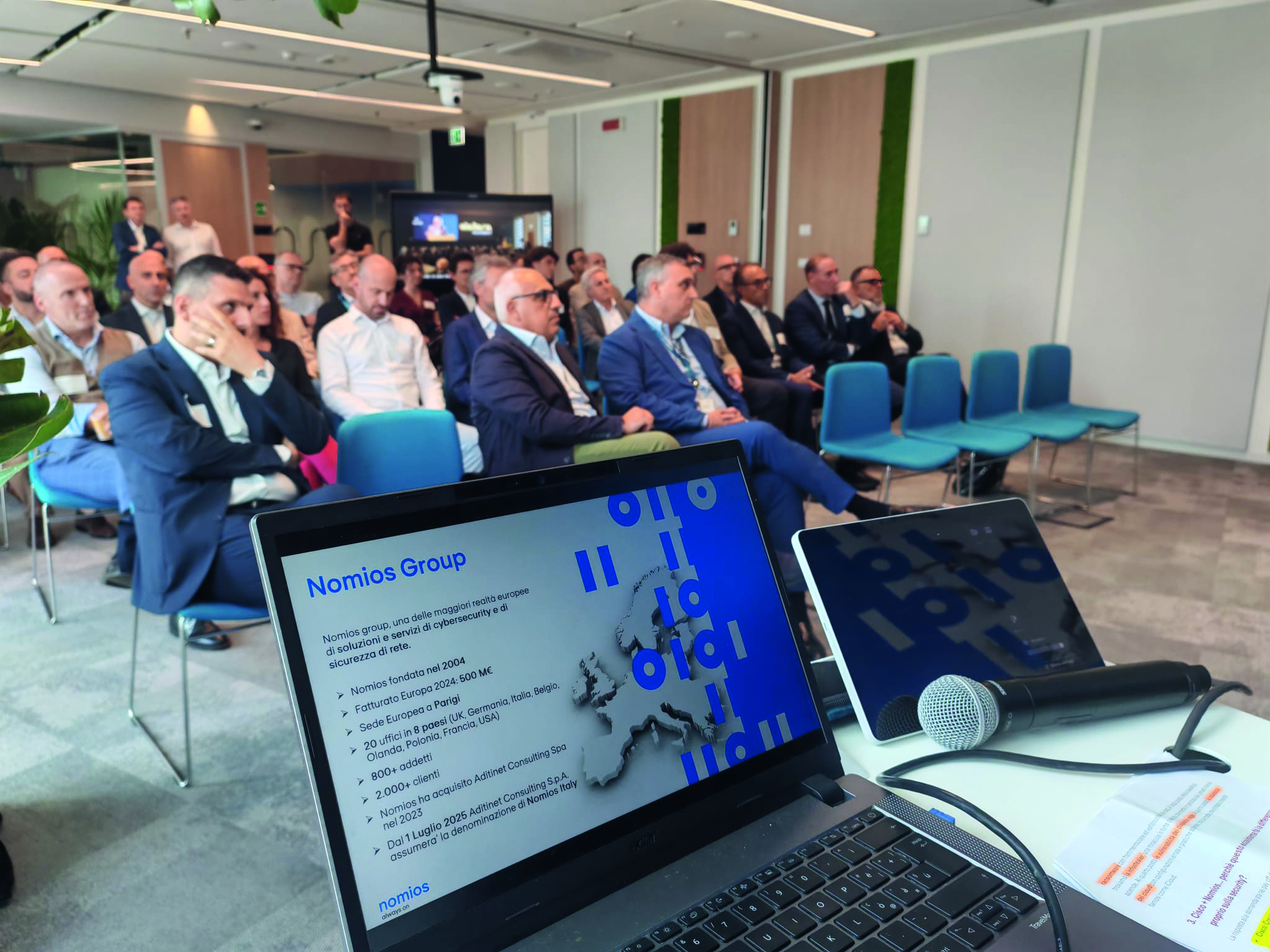 Nomios at the Cisco XDR launch event in Italy