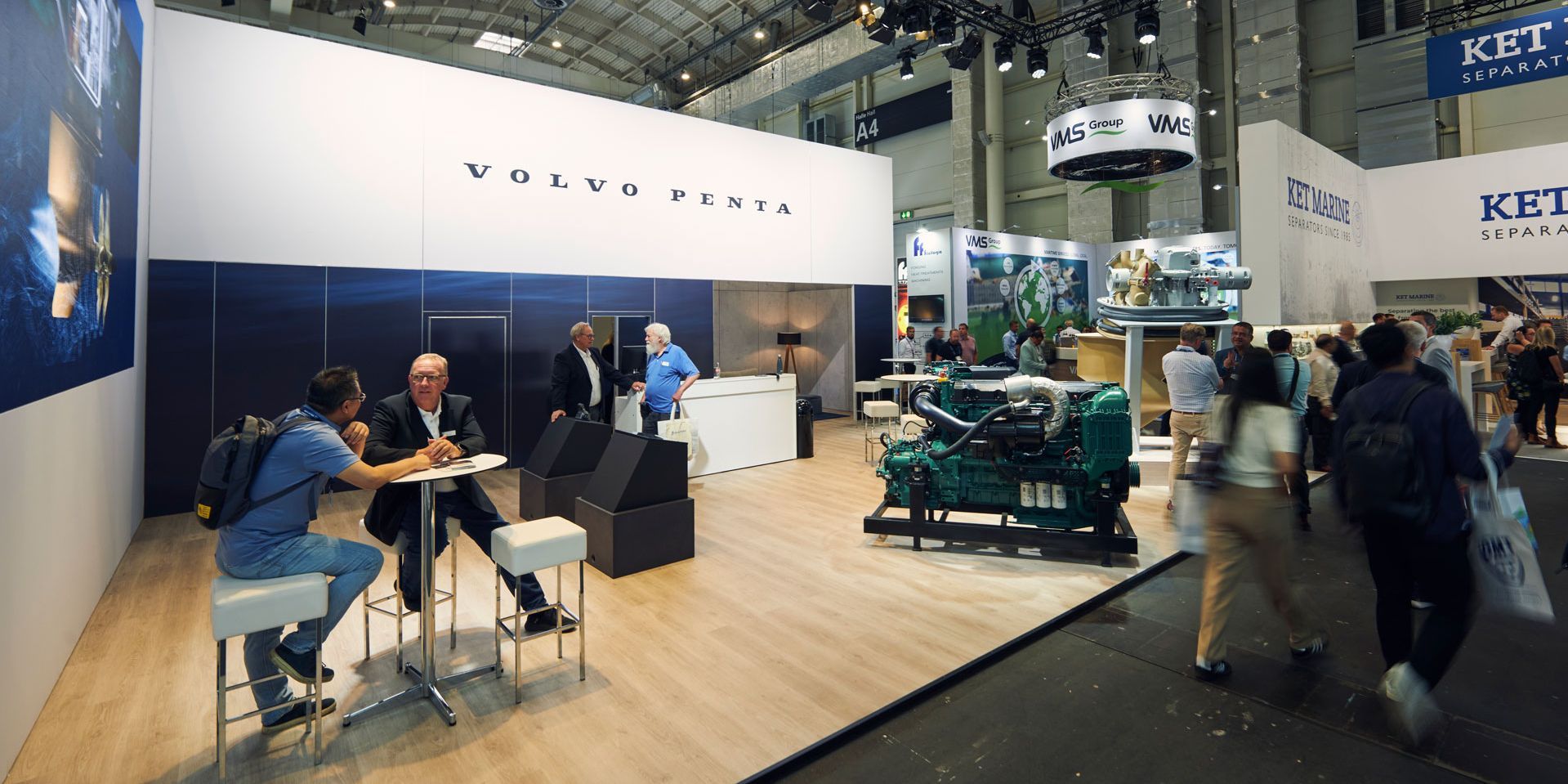 Moteur de navire et technologie de propulsion à la SMM à Hambourg