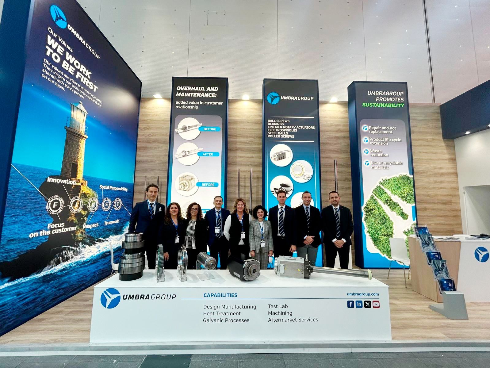 UmbraGroup-Team auf der AMB Stuttgart 2024