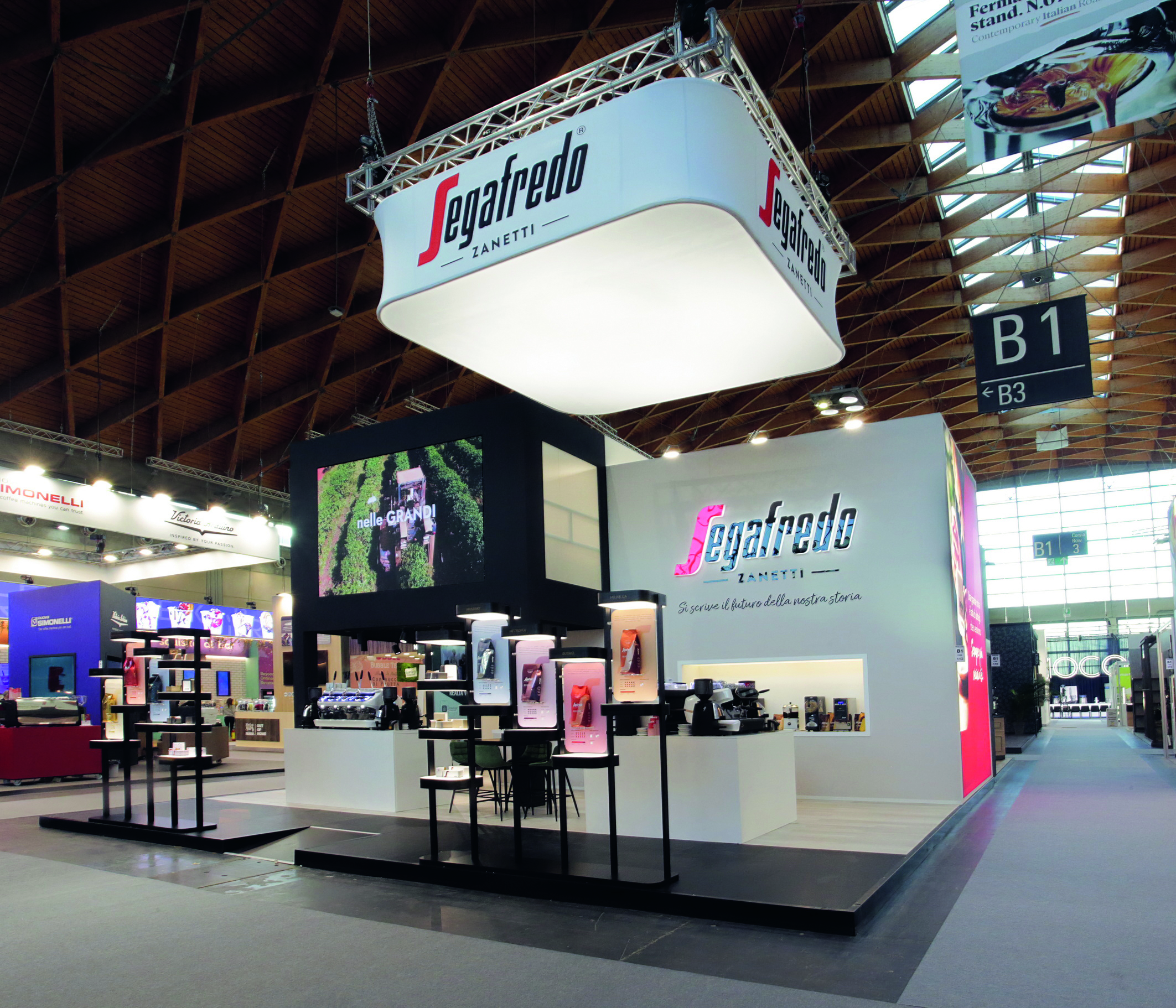 Well attended at every trade fair: the Segafredo exhibition stand