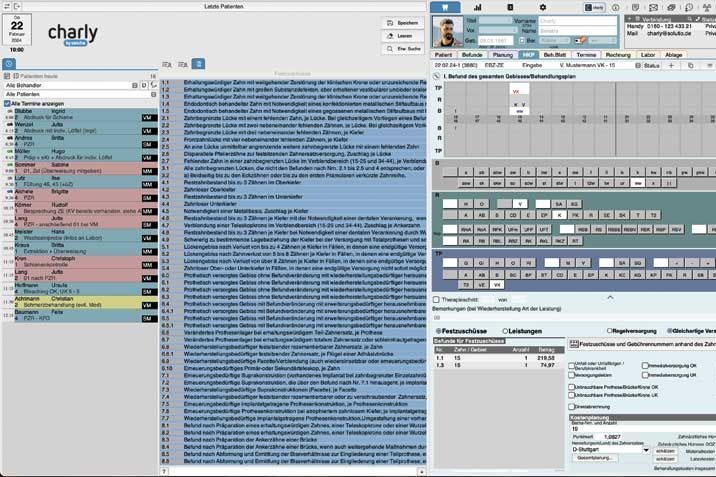 solutio Carnet de rendez-vous pour le plan de coûts et de traitement