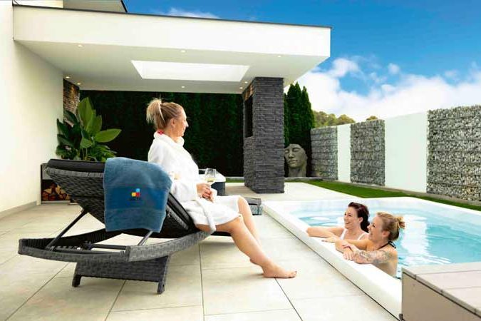 Terraza Beta Wellness con Piscina