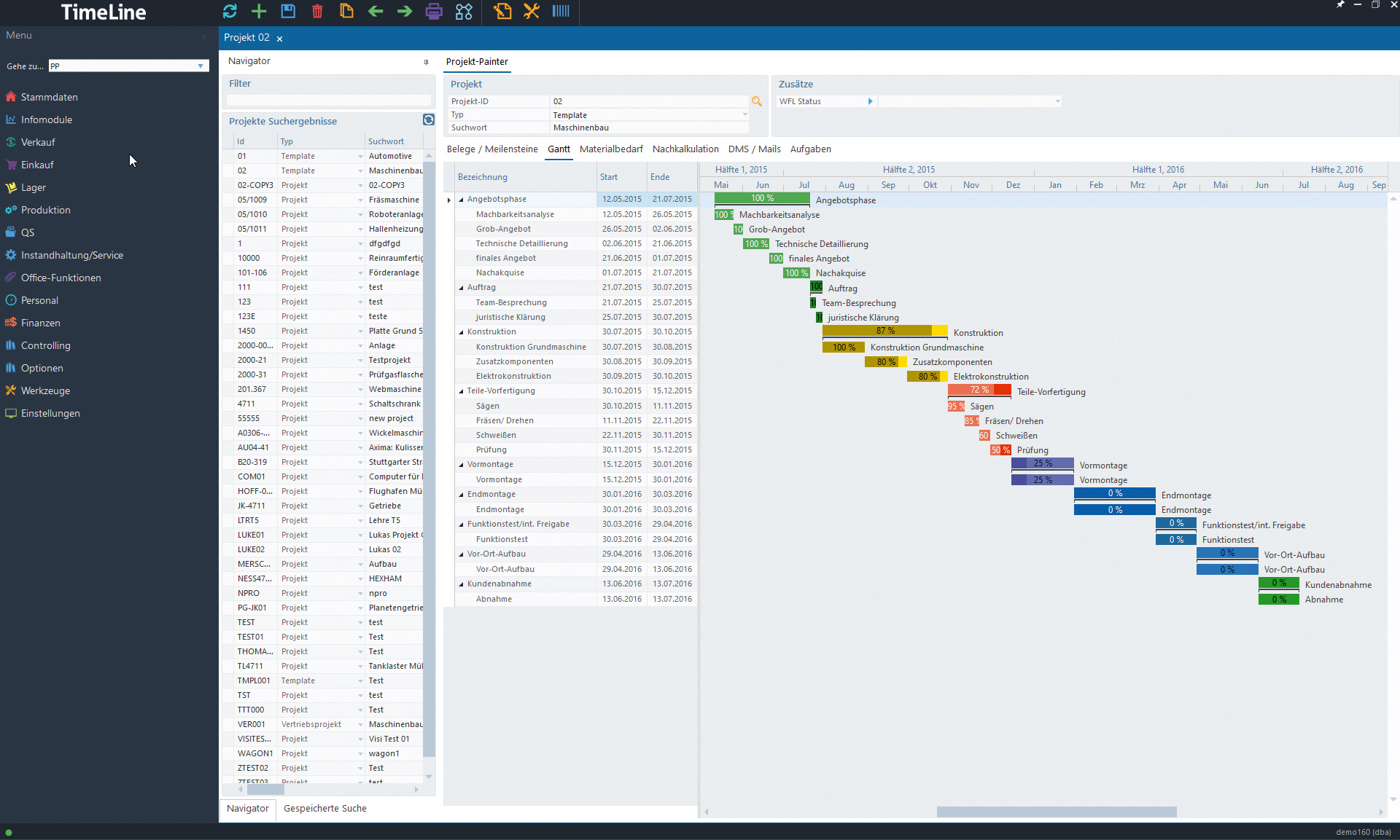 Gebauer GmbH TimeLine