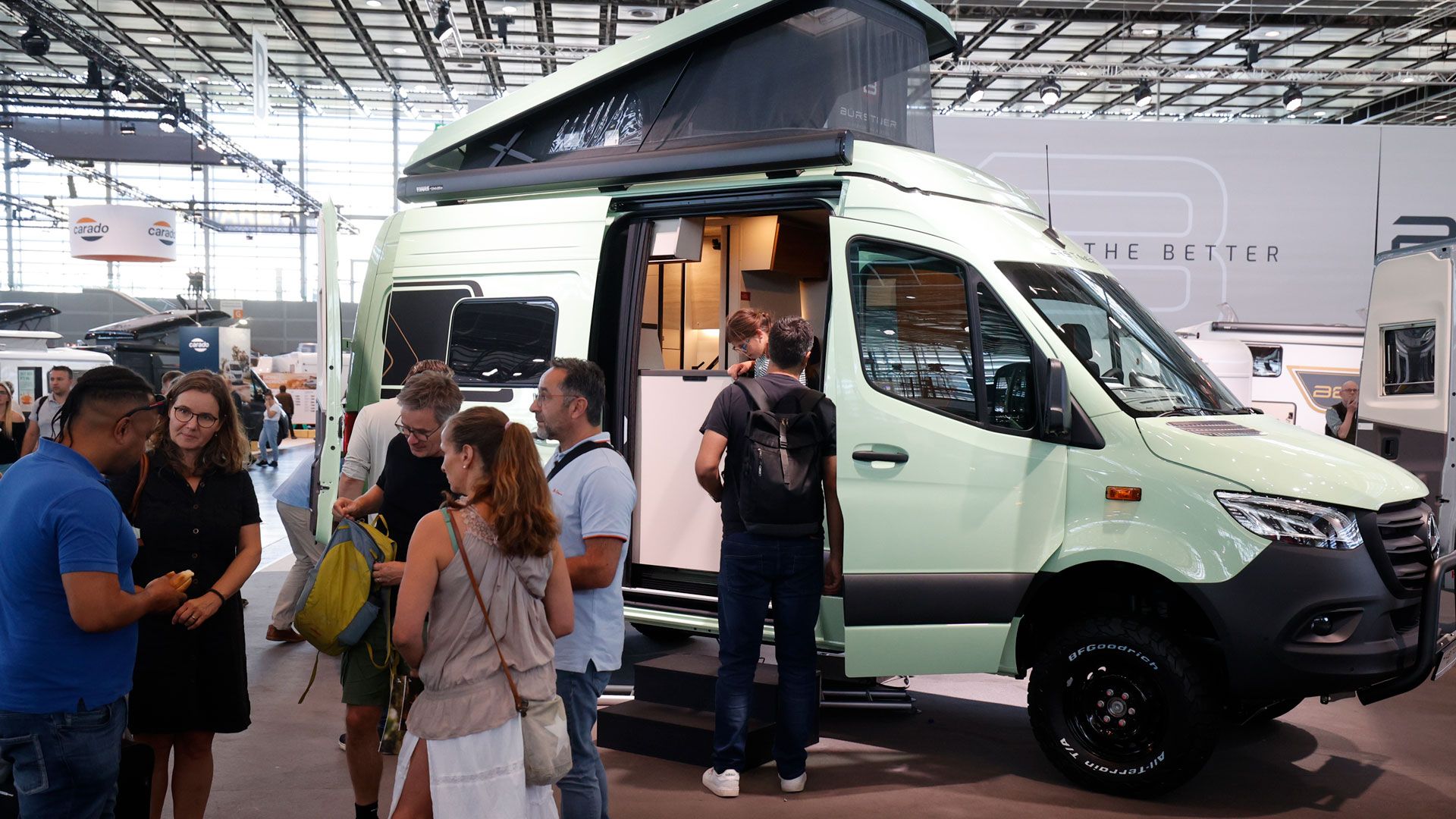Campervan at the CARAVAN SALON Düsseldorf