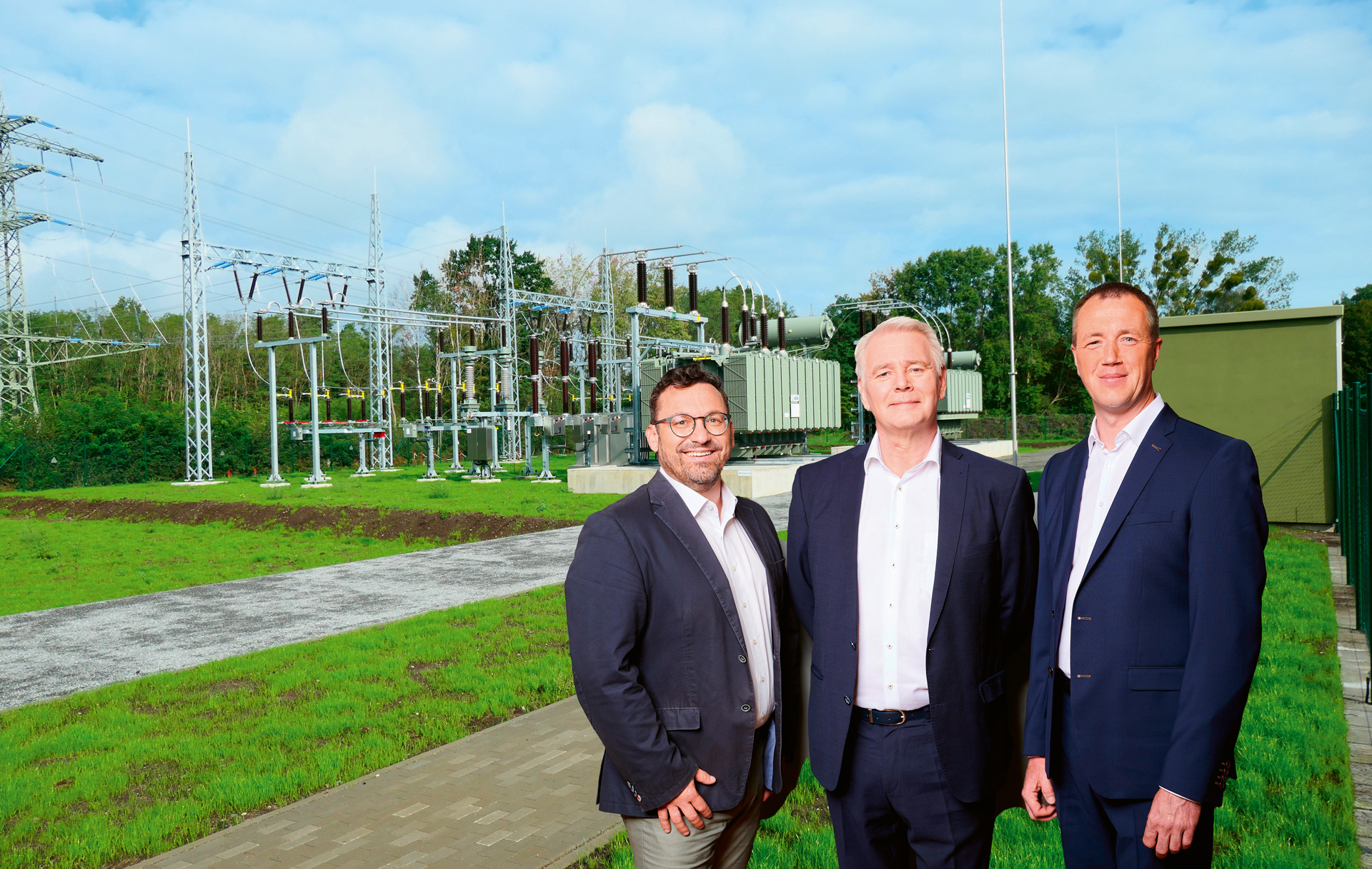 El trío directivo de WT Energiesysteme GmbH: Michael Bohnefeld, Dietmar Tietz y Marek Reschke