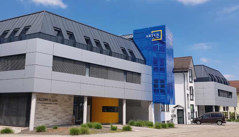 Hoofdkantoor van ARTUS AG in Baden-Baden