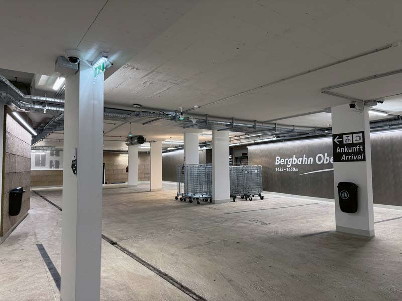 Aire d'arrivée Bergbahn Lech-Oberlech