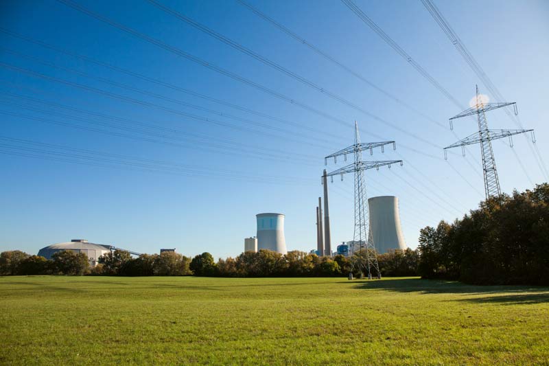 Lignes aériennes en plein air e-netz Südhessen