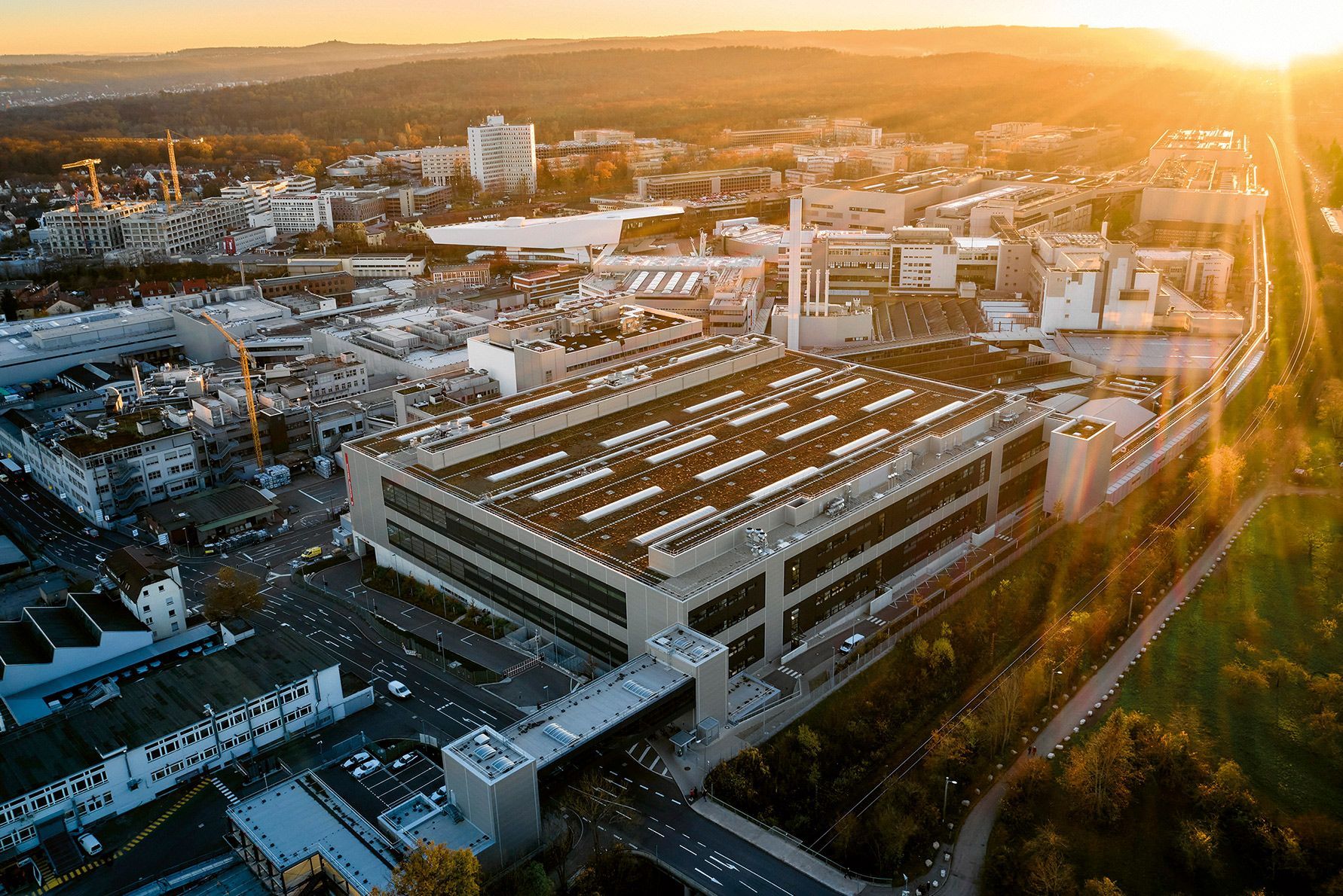 RSE + Architekten Ingenieure GmbH Porsche: Gyártási és logisztikai helyszín Lipcsében