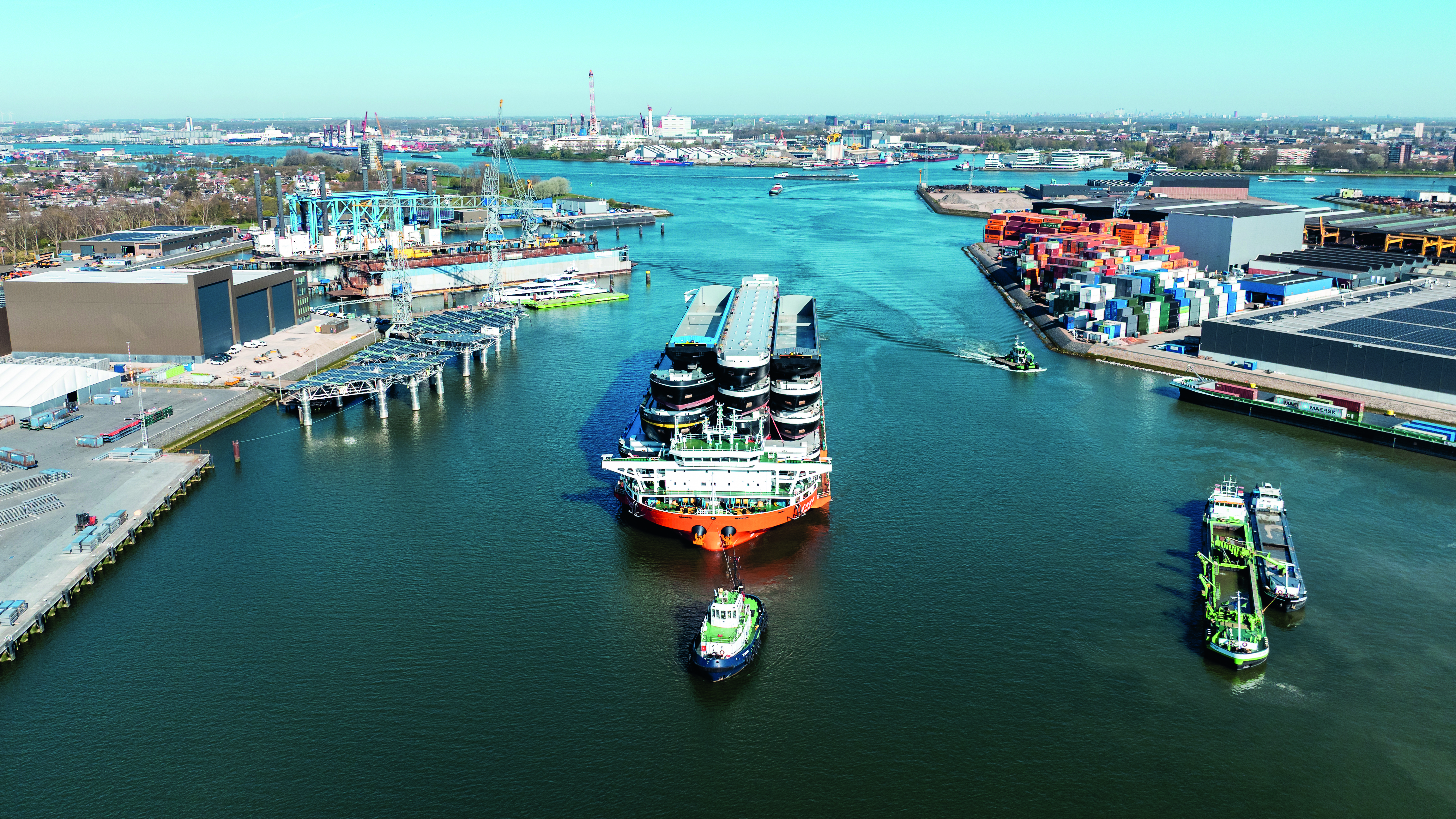 Rensen-Driessen Shipbuilding kümmert sich um die gesamte Logistik