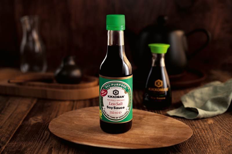 Kikkoman - 43%-kal kevesebb sót tartalmazó sószegény szójaszósz