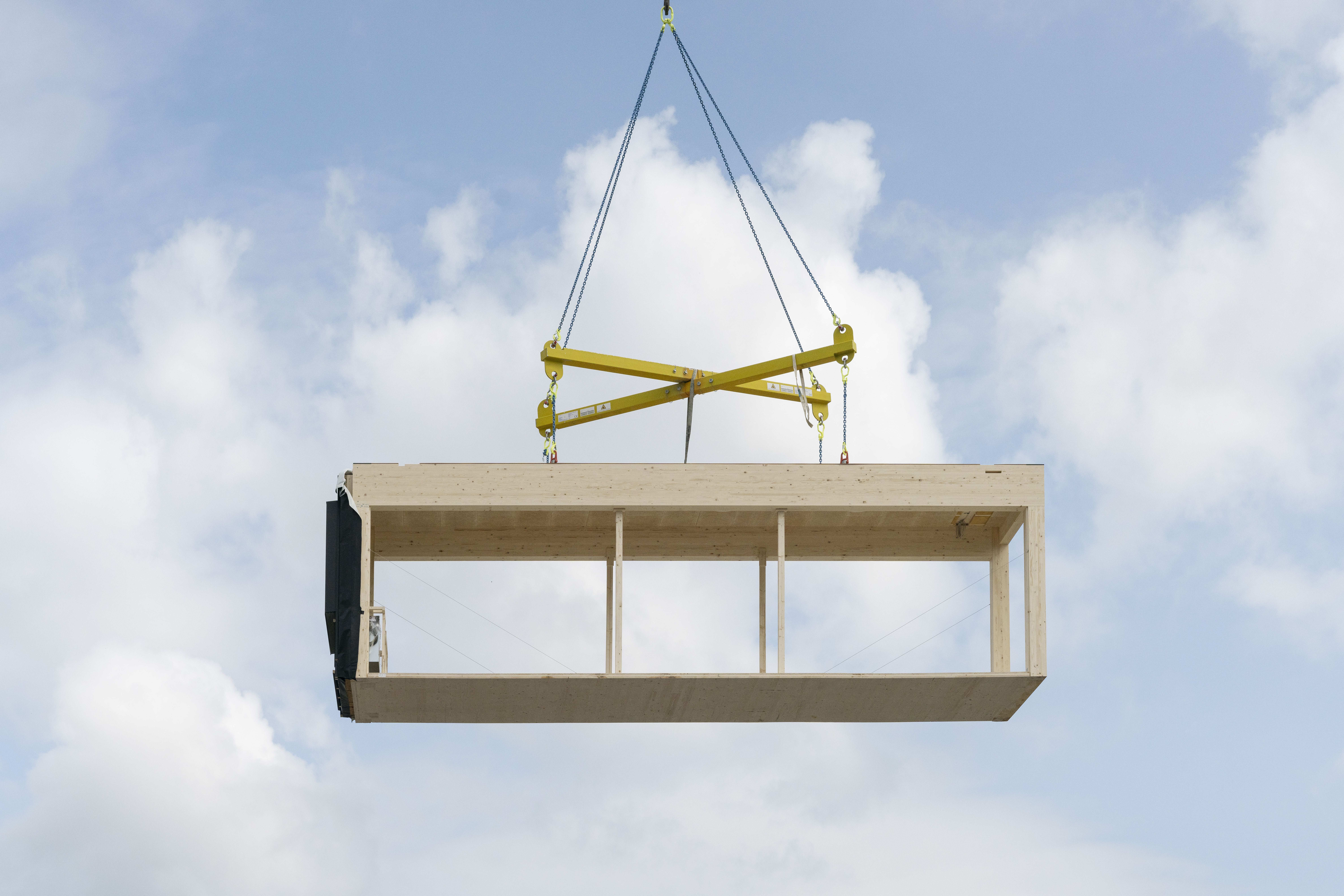 Érection d’un nouveau bâtiment - un module à la fois © Jan Bitter