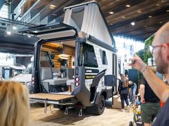 Lakóautók, lakókocsik, Messe Düsseldorf, Caravaning