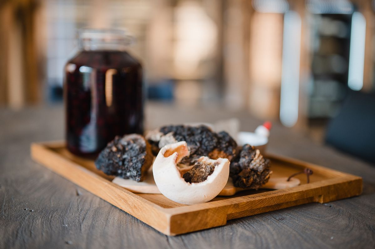 Burak suszony w skorupie solnej