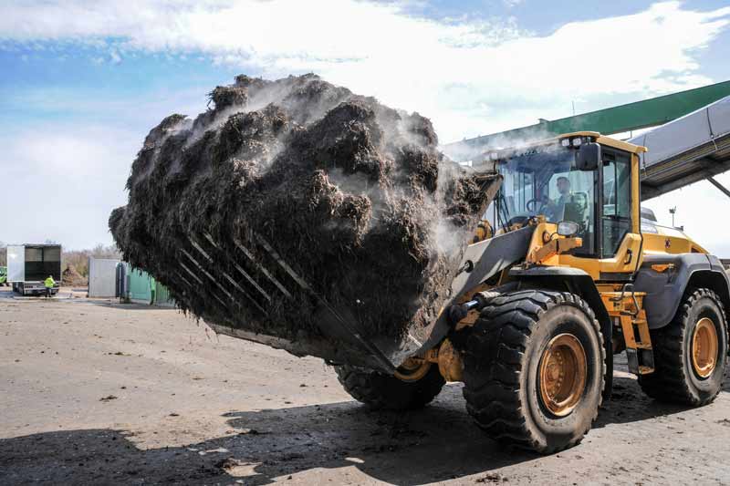 Pilzhof Pilzsubstrat Wallhausen Productie