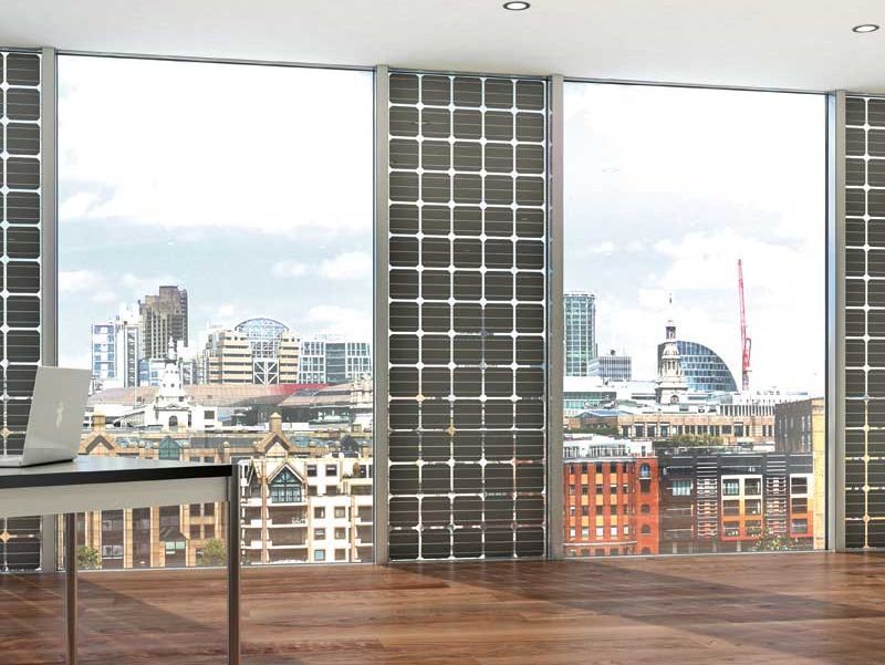 Fachada integrada en el edificio Pröchel (BIPV)