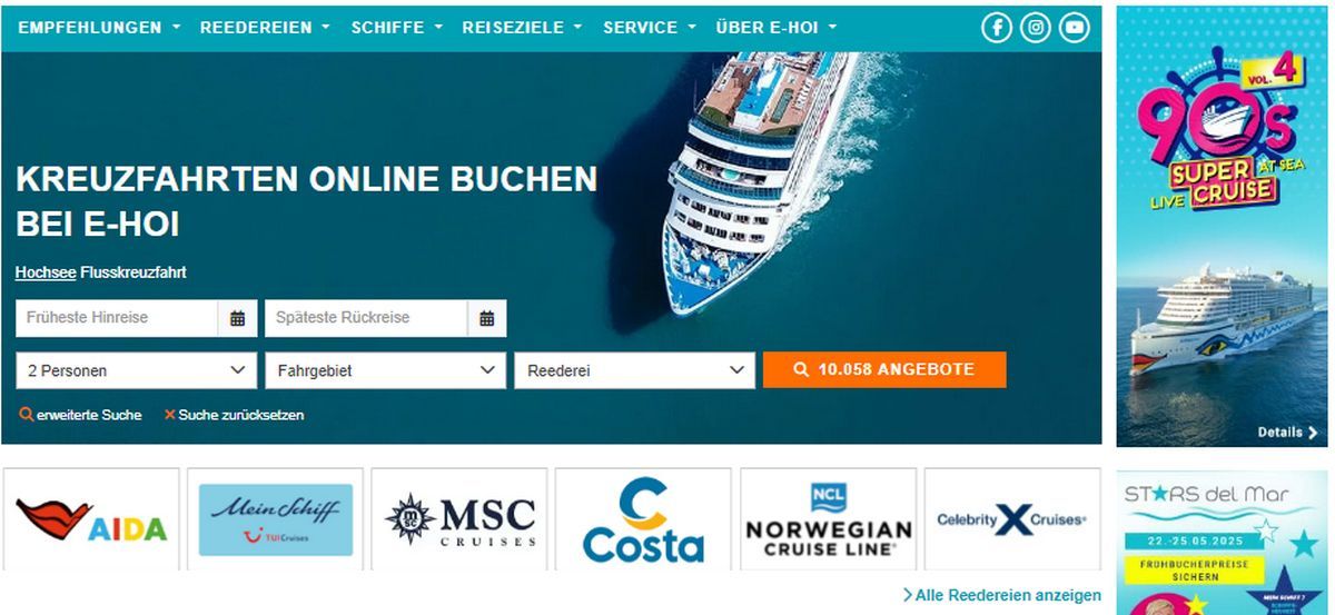 e-hoi GmbH weboldala