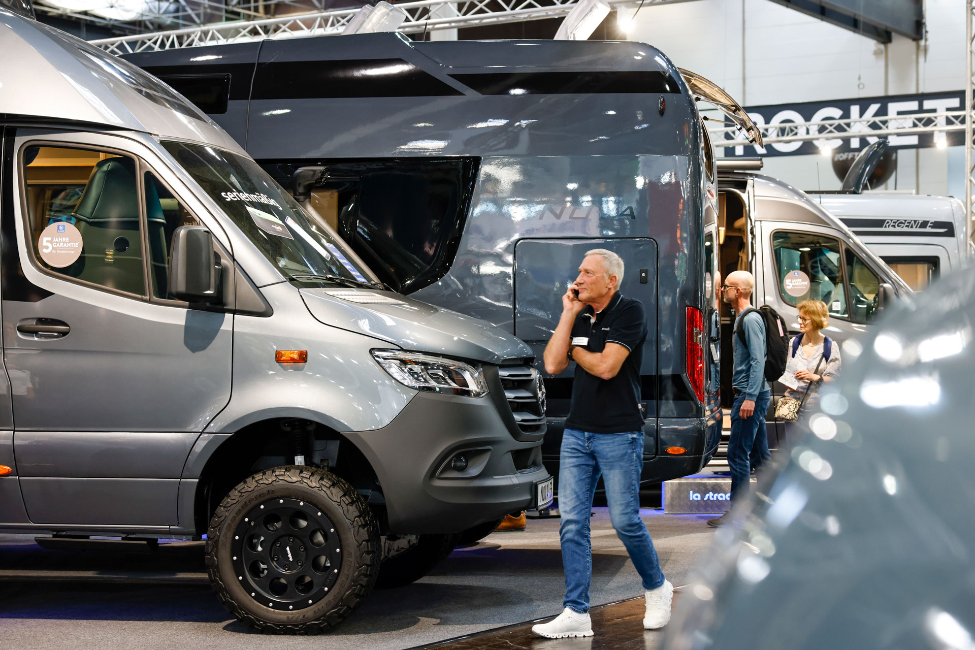 Motorhomes and Campervans at the CARAVAN SALON Düsseldorf