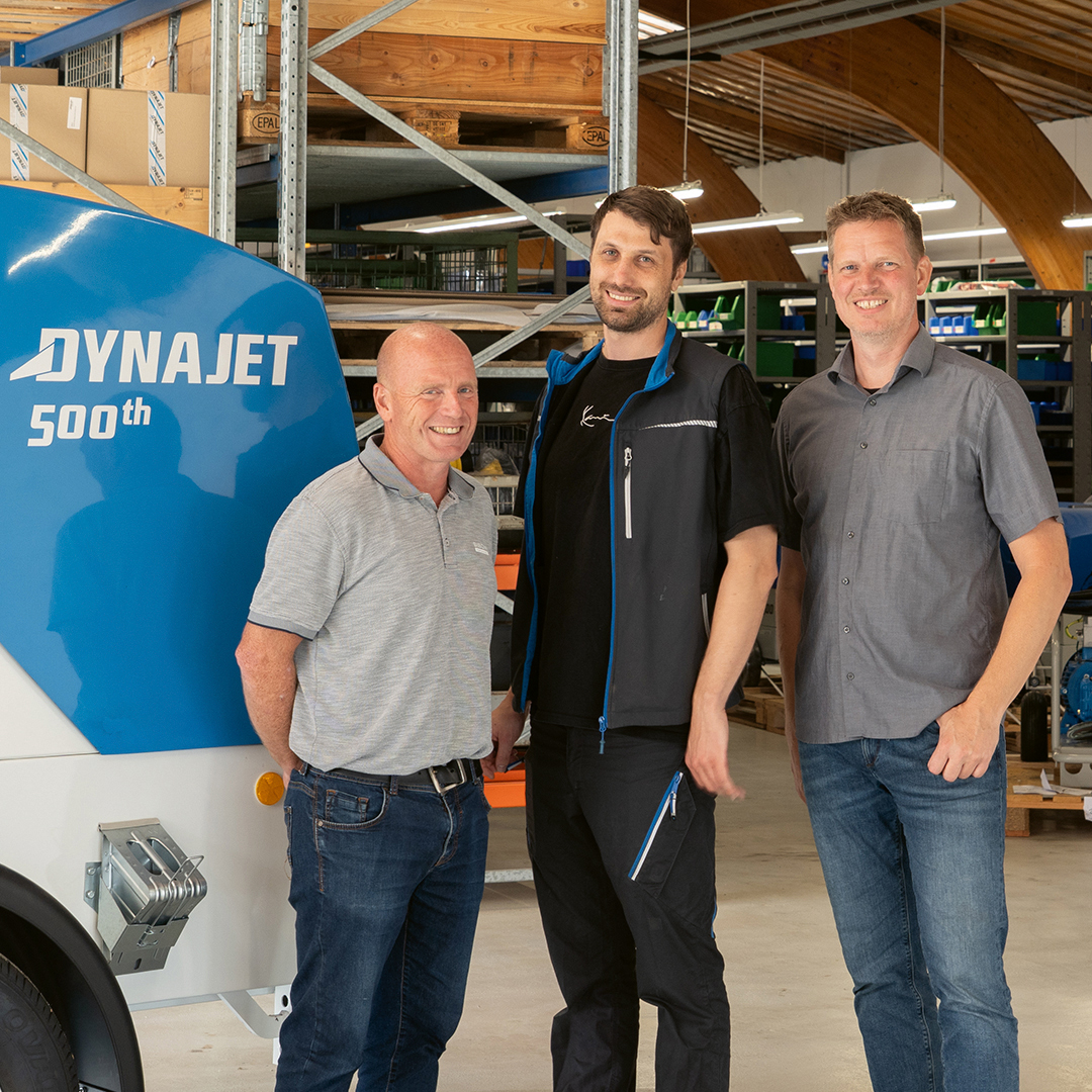 The new Management Team: Carsten Hansen, Alex Sawinow and Torben Bech