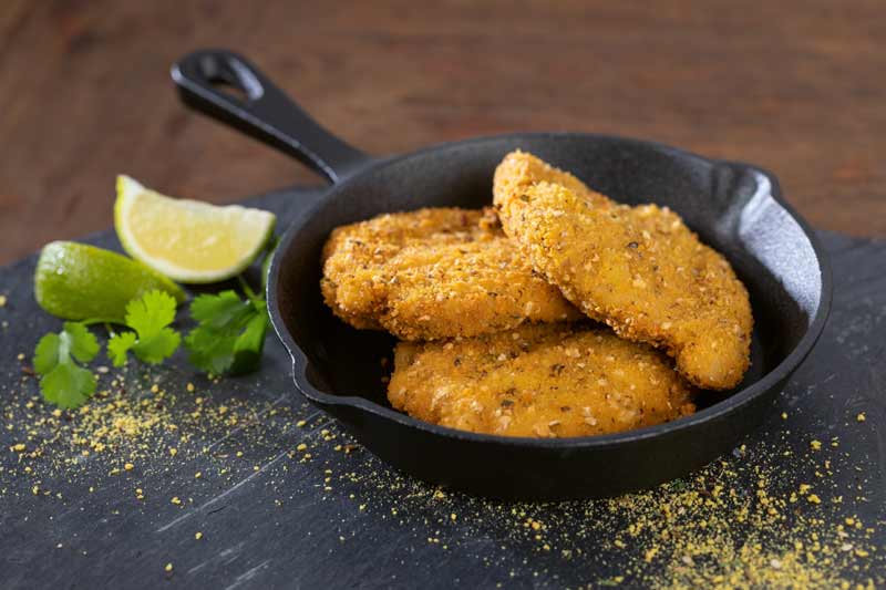 DKB Partner in Food Solutions Gepaneerde kip met de Dukkah-panadeermix