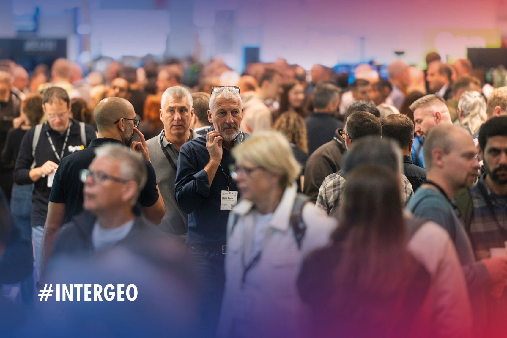 Trade visitors at INTERGEO