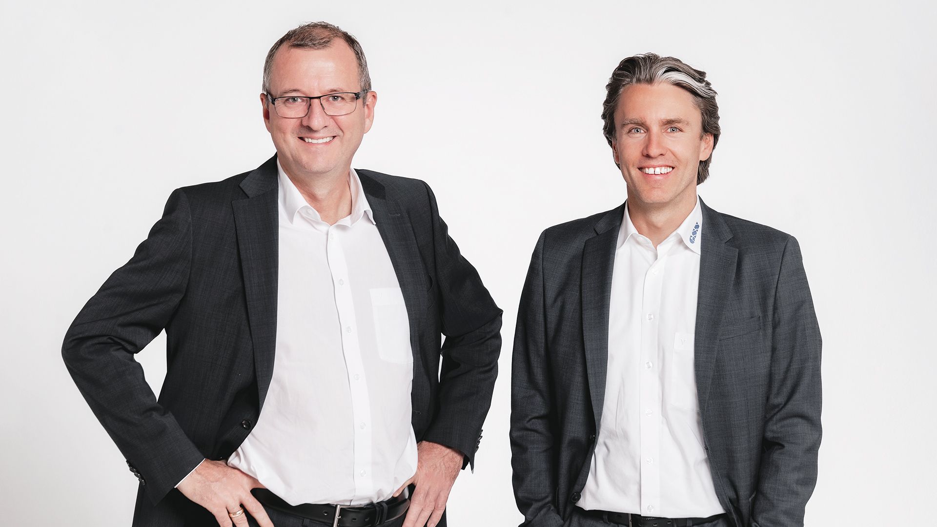 Christian Munzinger (jobb), ügyvezető és André Elz (bal), ügyvezető a GSN Maschinen-Anlagen-Service GmbH-nál