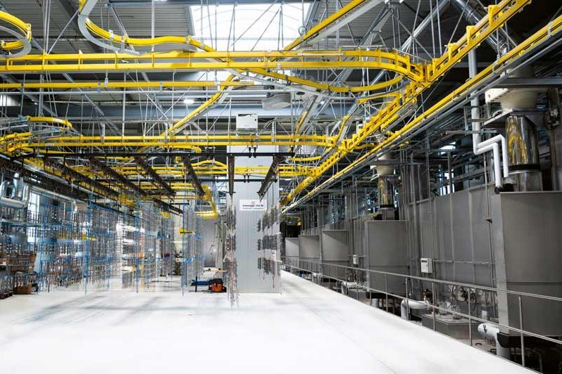 Leutenegger + Frei Instalacja do lakierowania proszkowego L+F