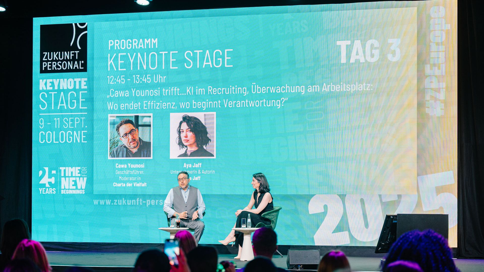 Cawa Younosi und Aya Jaff auf der Zukunft Personal Europe 2025