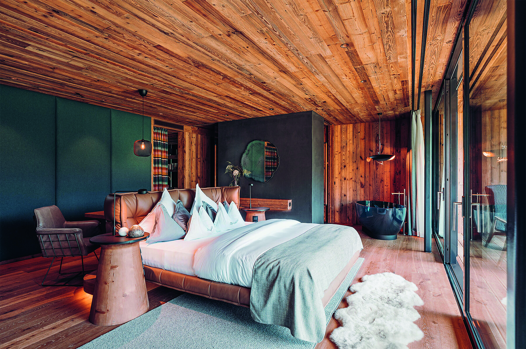 Beautiful rooms, in a mix of modern and traditional  styles, are only part of a relaxing vacation