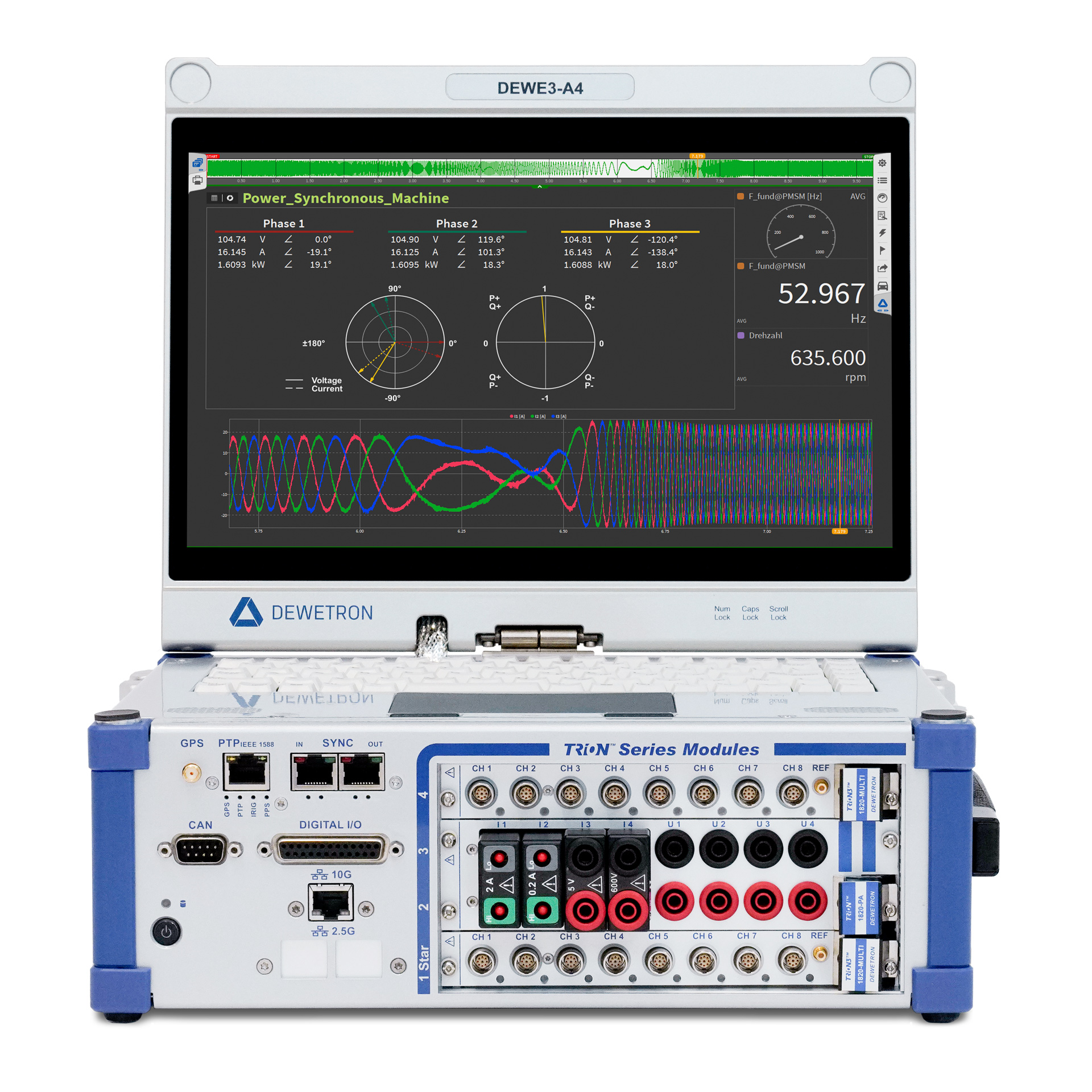 DEWETRON GmbH Alles-in-één meetsysteem DEWE3-A4