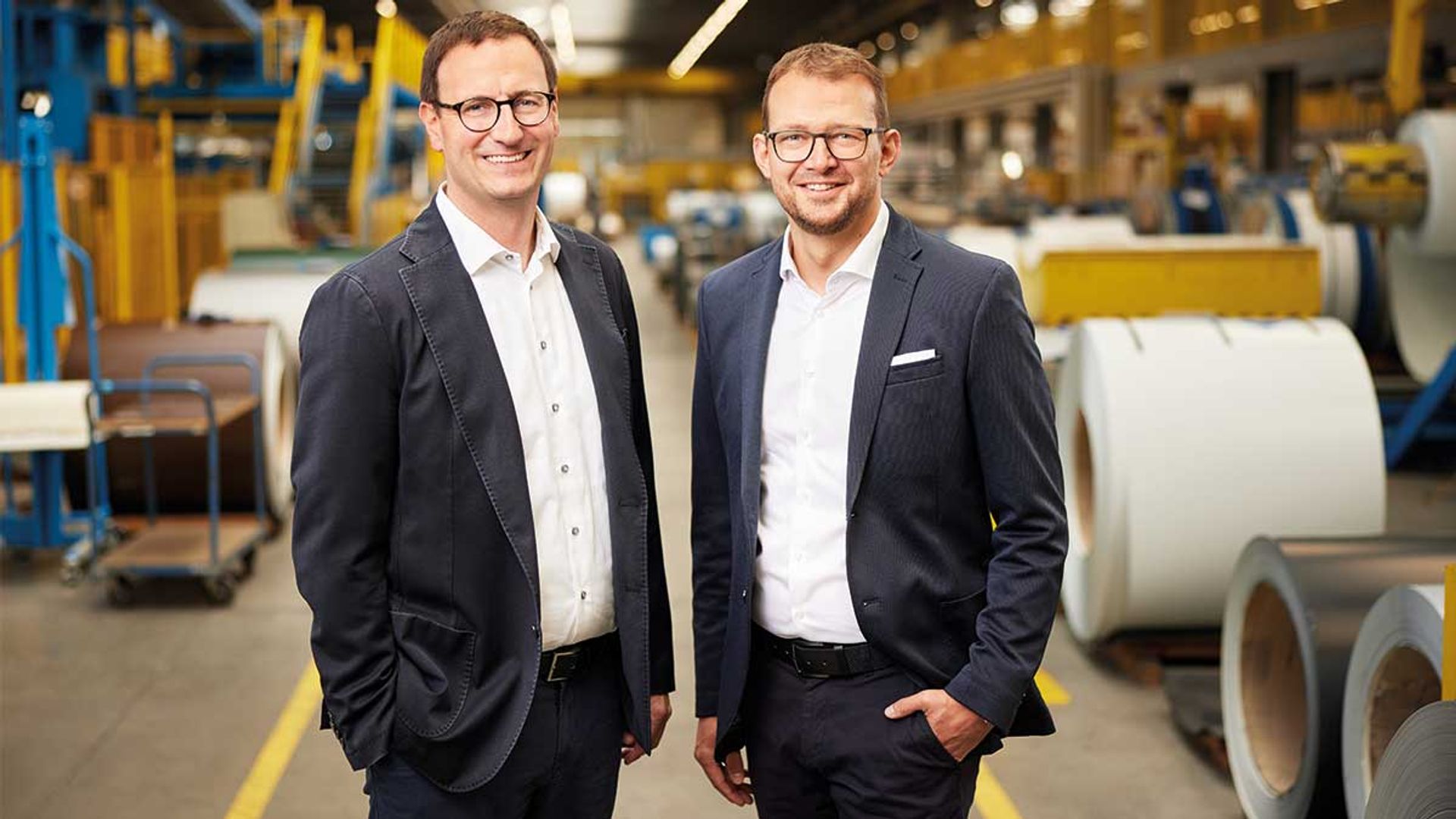 Jens Heckenmüller y Christian Hanke, Directores Generales de Teckentrup GmbH & Co. KG